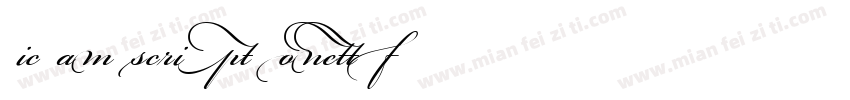 Bickham Script Onettf字体转换
